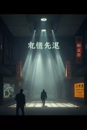 《白鸟与蓝鲸》竖版海报，海面之上的鸟群与水下巨影