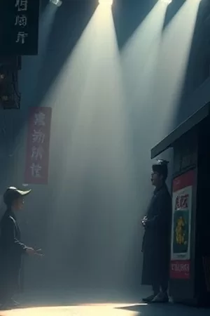 《铁轨上的夏天》竖版海报，绿皮车窗外掠过的麦田